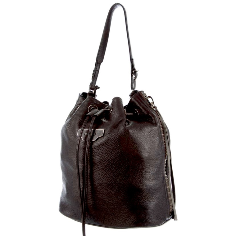 Balenciaga papier plate bucket bag - small